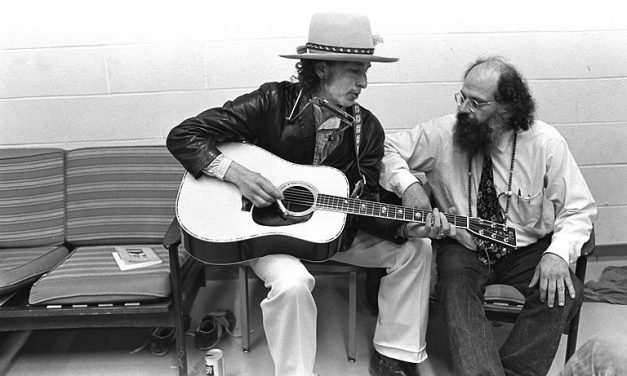 Allen Ginsberg and Bob Dylan