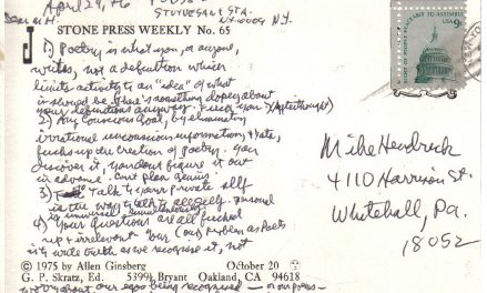 A Postcard from Ginsberg