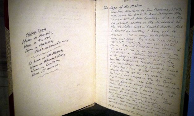 A Soft Old Book with Handwritten Notes as Memento of a Life