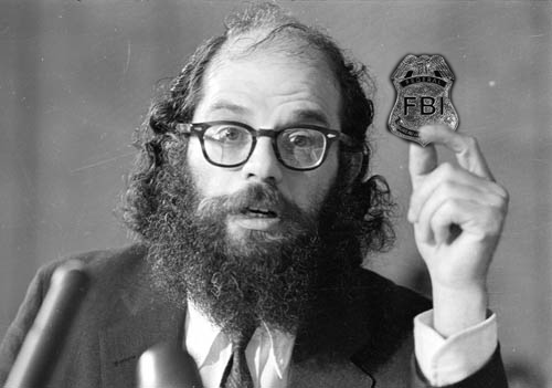 Allen Ginsberg and the FBI (and Secret Service)
