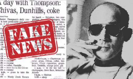 Debunking Hunter S. Thompson’s Daily Routine